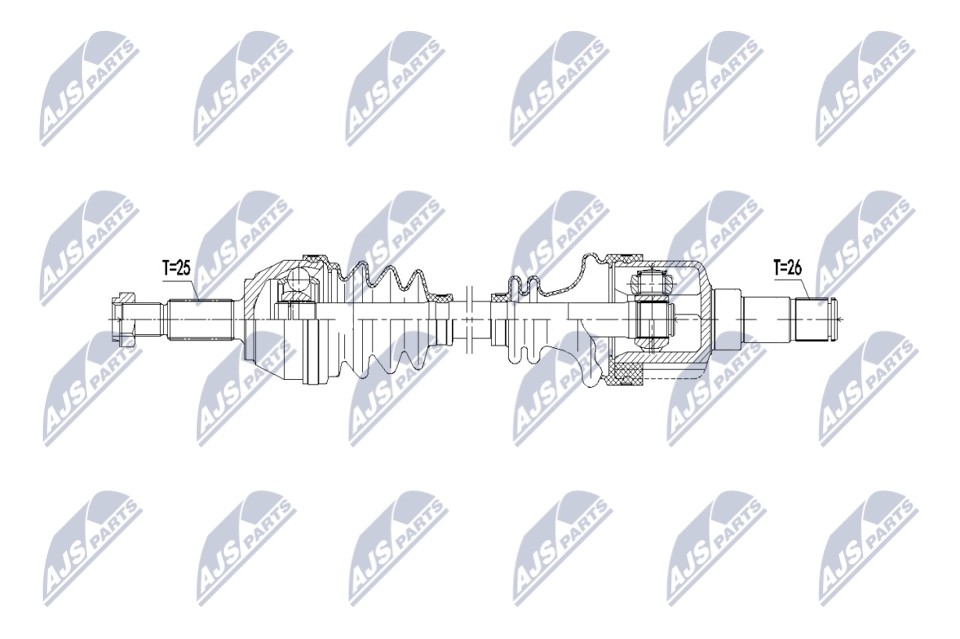 Drive Shaft (NPW-FR-165)