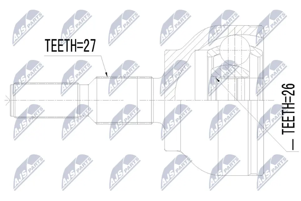 Joint Kit, drive shaft (NPZ-FR-054)