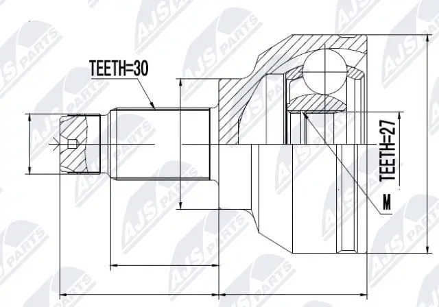 Joint Kit, drive shaft (NPZ-BM-006)