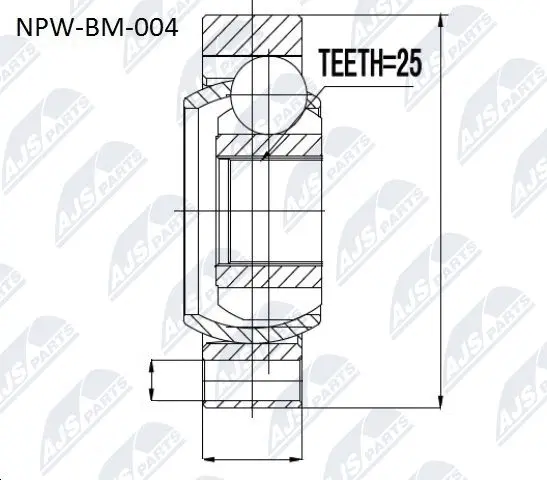 Joint Kit, drive shaft (NPW-BM-004)