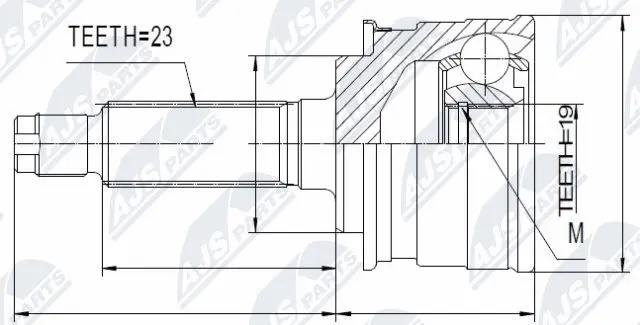 Joint Kit, drive shaft (NPZ-SU-002)