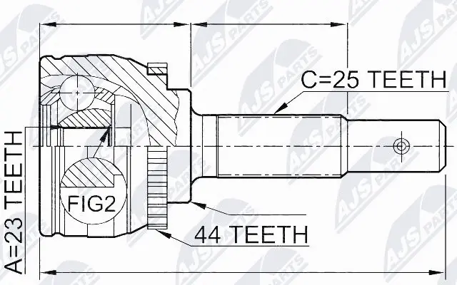 Joint Kit, drive shaft (NPZ-NS-072)