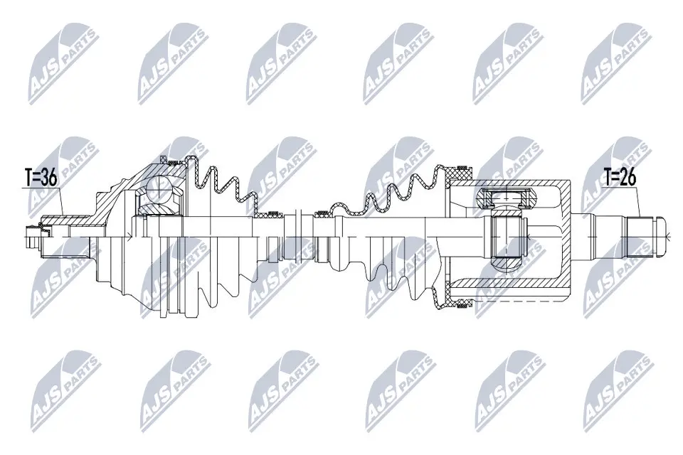 Drive Shaft (NPW-VW-133)