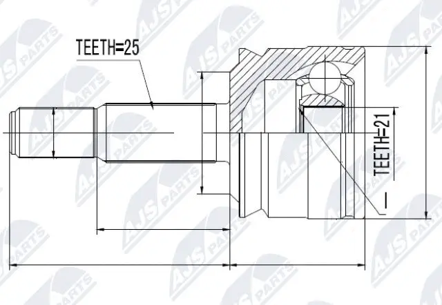 Joint Kit, drive shaft (NPZ-MS-020)