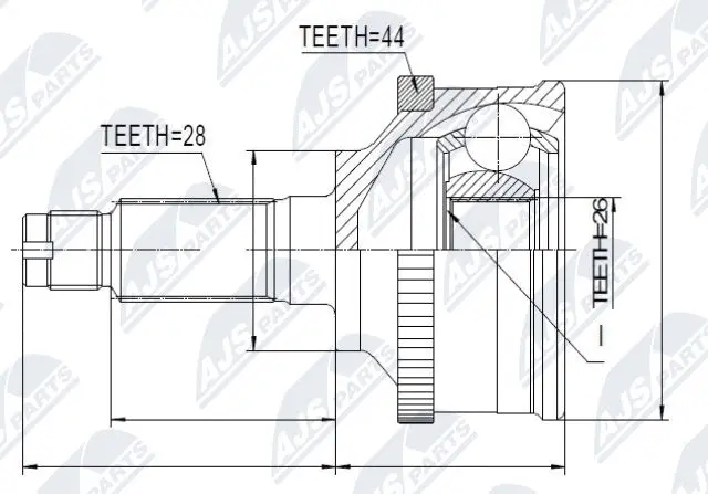 Joint Kit, drive shaft (NPZ-MZ-018)
