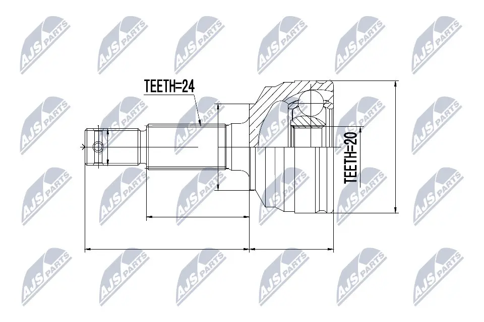 Joint Kit, drive shaft (NPZ-DA-016)