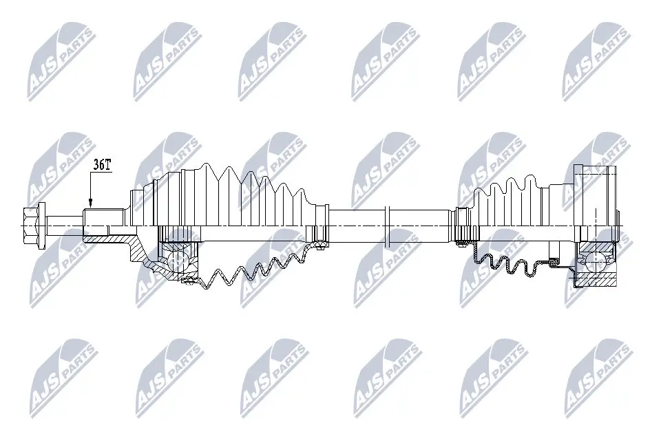Drive Shaft (NPW-VW-151)