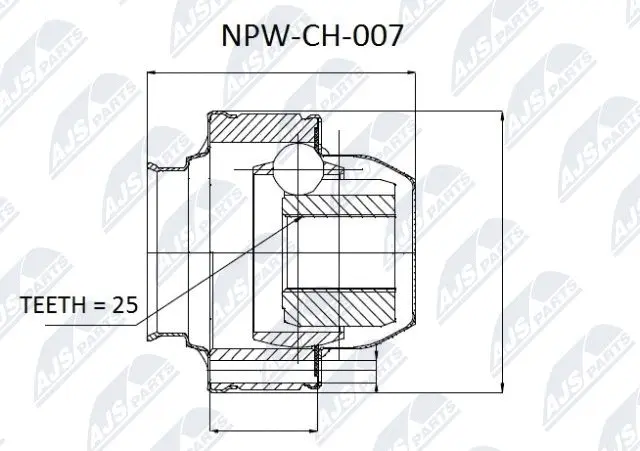 Joint Kit, drive shaft (NPW-CH-007)