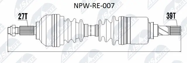 Drive Shaft (NPW-RE-007)