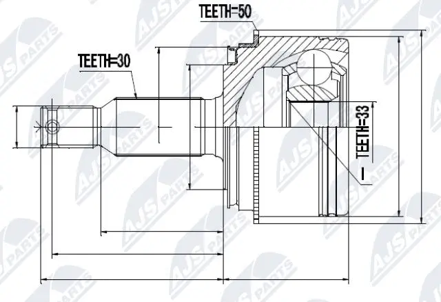 Joint Kit, drive shaft (NPZ-MS-054)