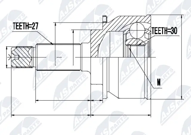 Joint Kit, drive shaft (NPZ-SB-014)