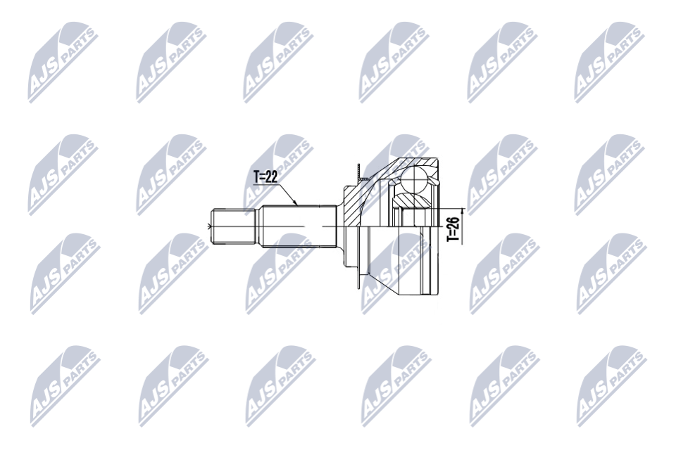 Joint Kit, drive shaft (NPZ-VW-046)