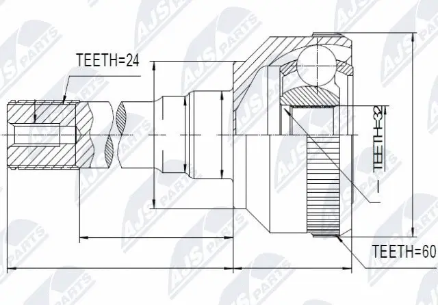 Joint Kit, drive shaft (NPZ-LR-012)