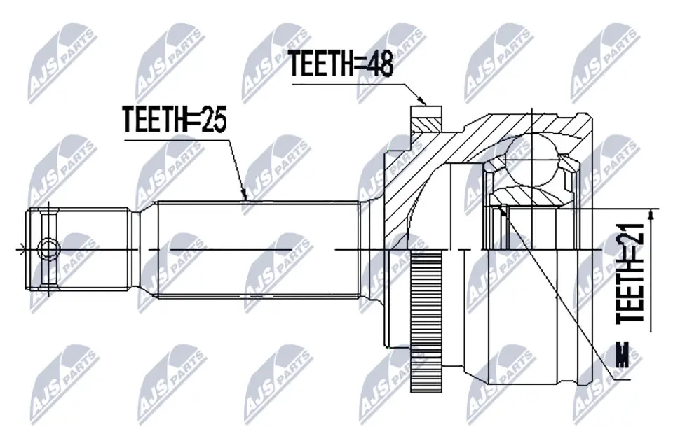Joint Kit, drive shaft (NPZ-HY-555)
