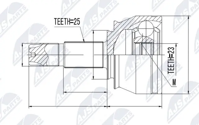 Joint Kit, drive shaft (NPZ-FT-053)