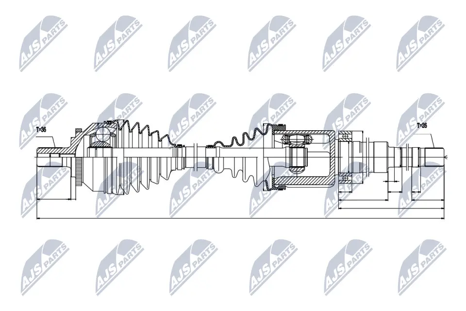 Drive Shaft (NPW-VV-020)