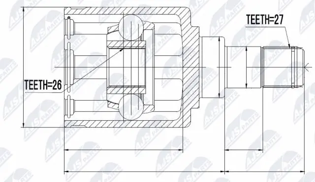 Joint Kit, drive shaft (NPW-BM-006)