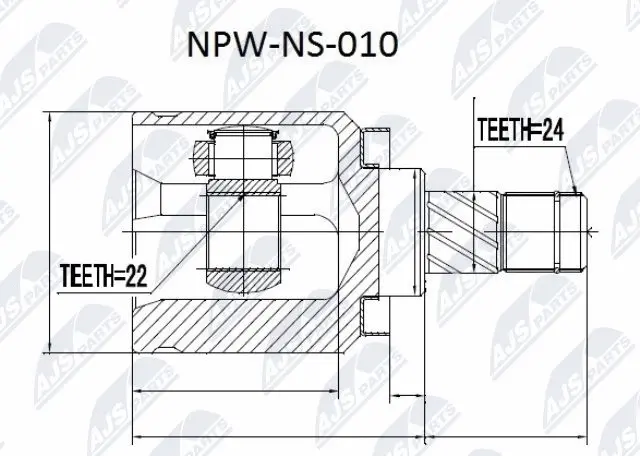 Joint Kit, drive shaft (NPW-NS-010)