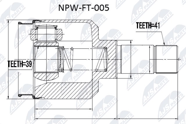 Joint Kit, drive shaft (NPW-FT-005)