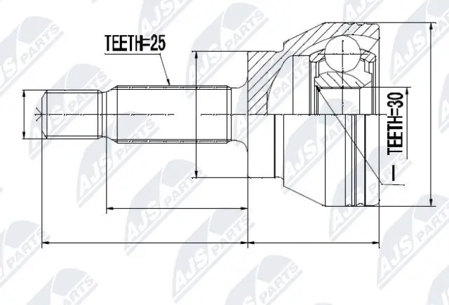 Joint Kit, drive shaft (NPZ-MS-008)