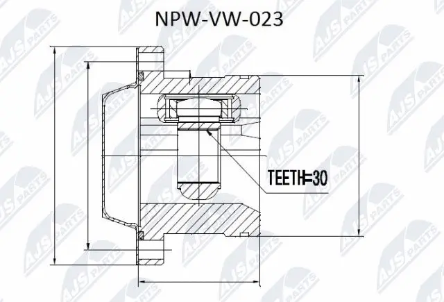 Joint Kit, drive shaft (NPW-VW-023)