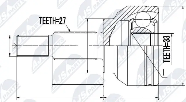 Joint Kit, drive shaft (NPZ-RE-034)