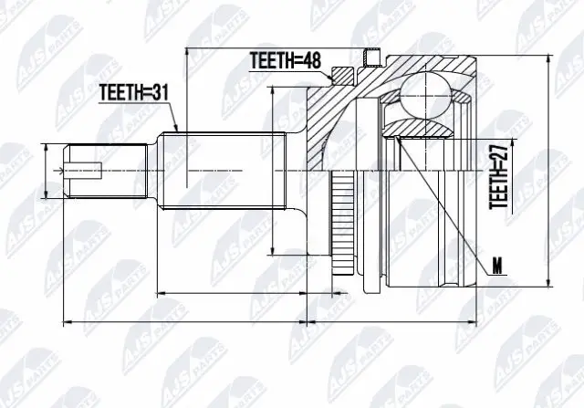 Joint Kit, drive shaft (NPZ-LR-003)