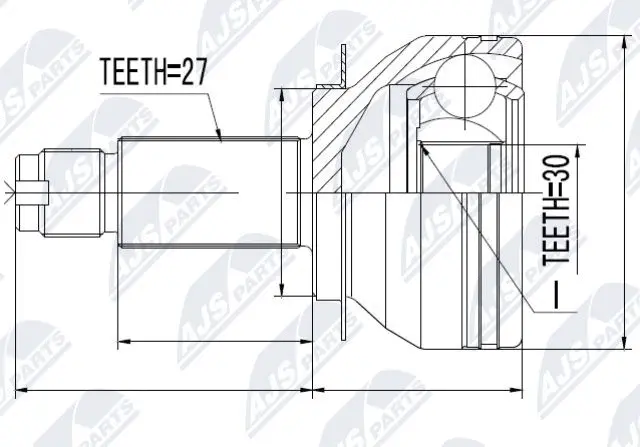 Joint Kit, drive shaft (NPZ-SB-019)
