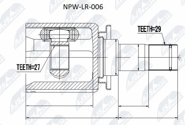 Joint Kit, drive shaft (NPW-LR-006)