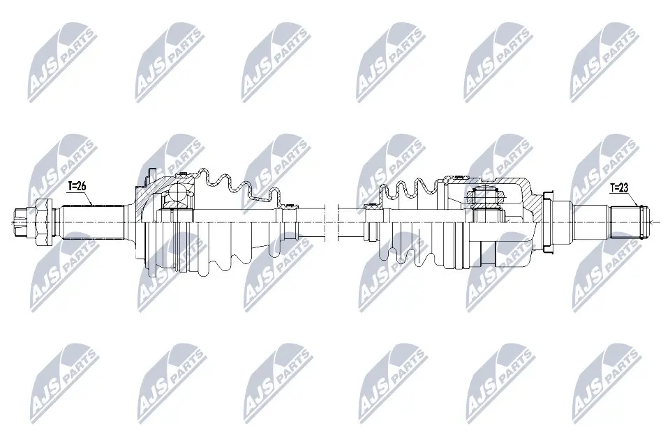 Drive Shaft (NPW-TY-115)
