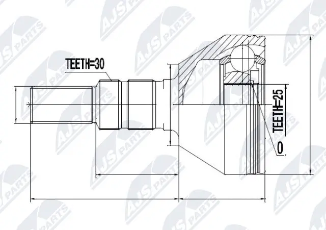 Joint Kit, drive shaft (NPZ-PL-020)
