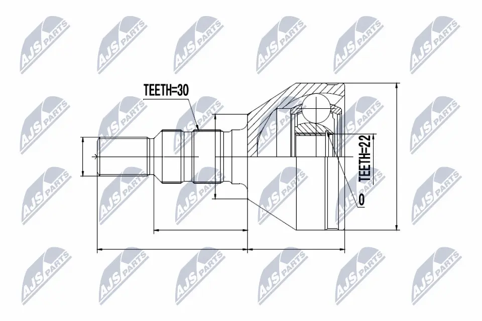 Joint Kit, drive shaft (NPZ-DW-027)