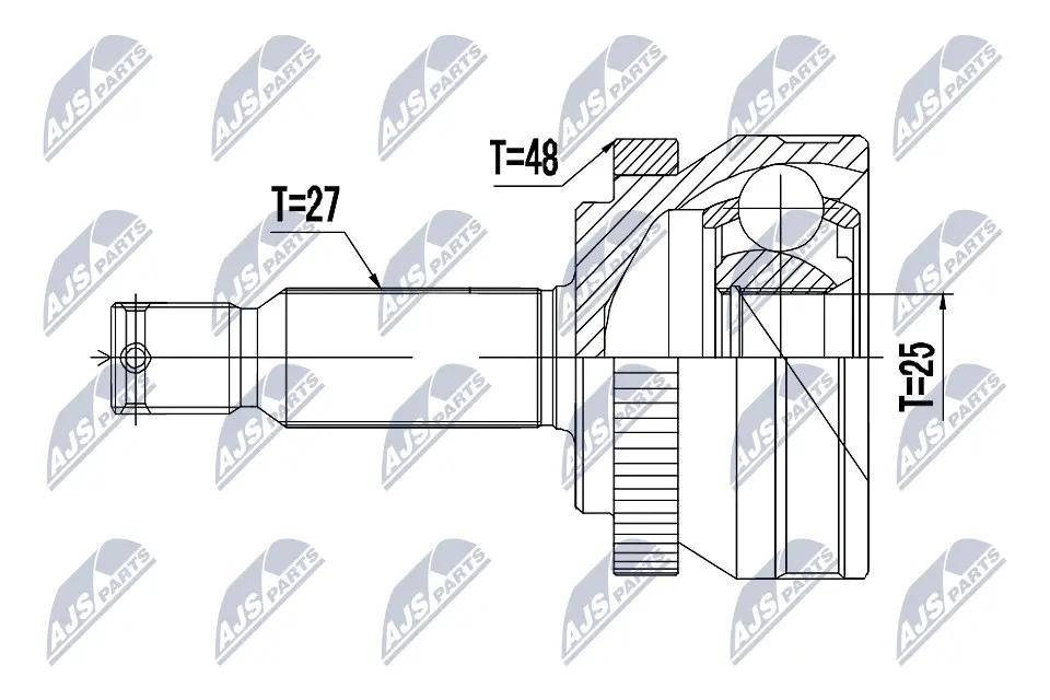 Joint Kit, drive shaft (NPZ-HY-517)