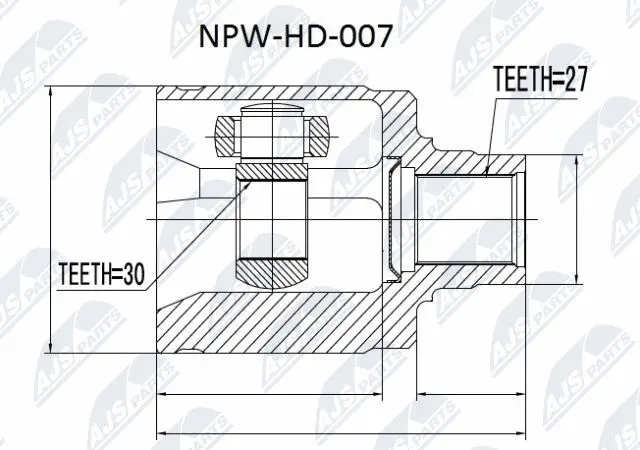 Joint Kit, drive shaft (NPW-HD-007)