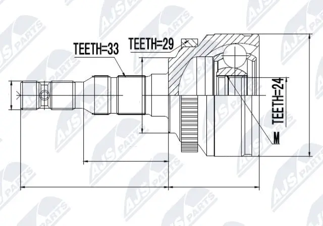 Joint Kit, drive shaft (NPZ-PL-027)