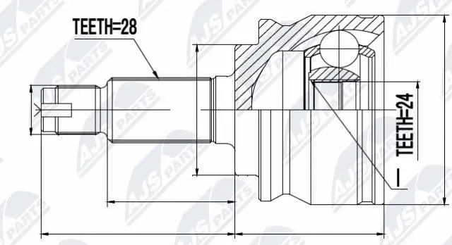Joint Kit, drive shaft (NPZ-SU-032)