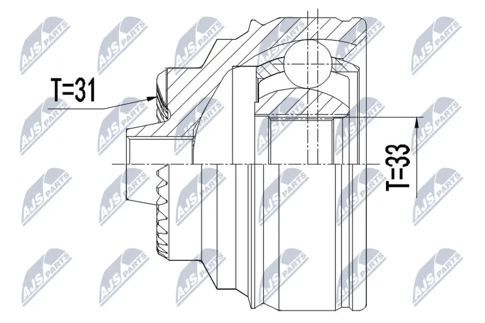 Joint Kit, drive shaft (NPZ-BM-021)