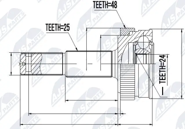 Joint Kit, drive shaft (NPZ-NS-047)