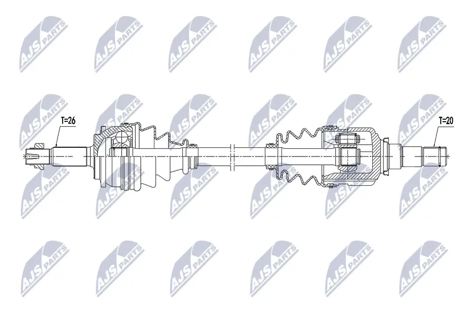 Drive Shaft (NPW-TY-135)