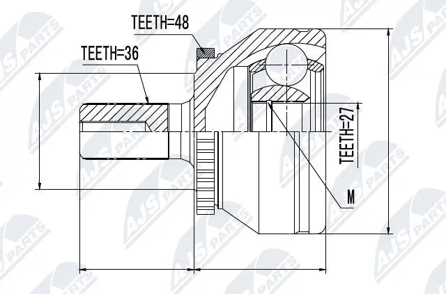 Joint Kit, drive shaft (NPZ-VV-017)