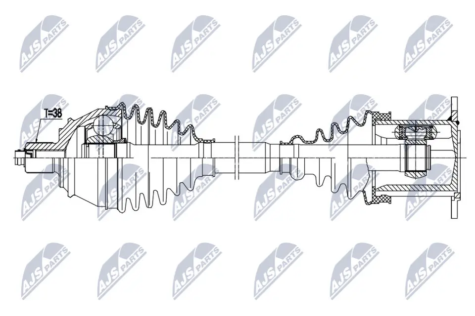 Drive Shaft (NPW-AU-034)