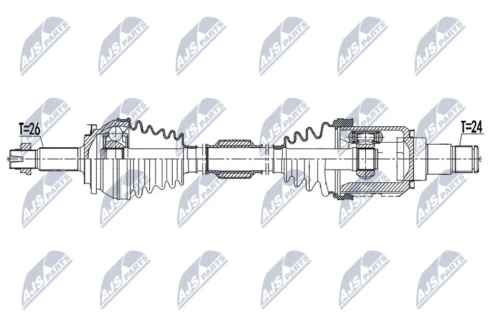Drive Shaft (NPW-TY-155)