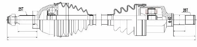 Drive Shaft (NPW-FR-055)