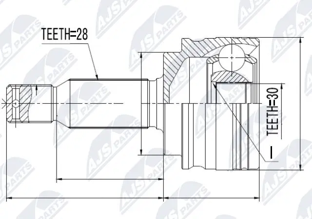 Joint Kit, drive shaft (NPZ-MS-011)