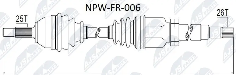 Drive Shaft (NPW-FR-006)