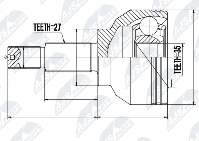 Joint Kit, drive shaft (NPZ-RE-019)