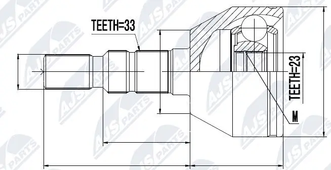 Joint Kit, drive shaft (NPZ-PL-023)