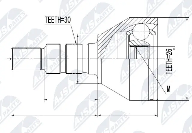 Joint Kit, drive shaft (NPZ-PL-028)