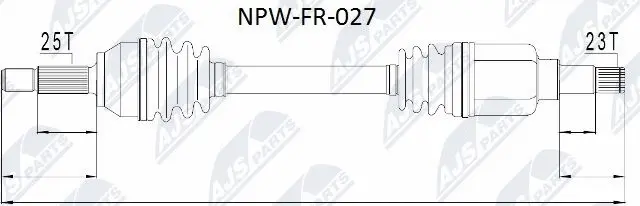 Drive Shaft (NPW-FR-027)