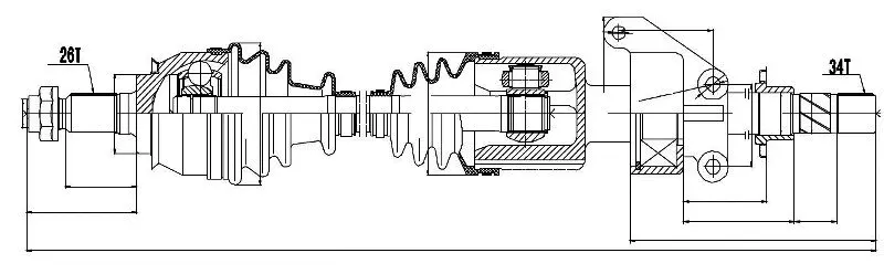 Drive Shaft (NPW-BM-021)
